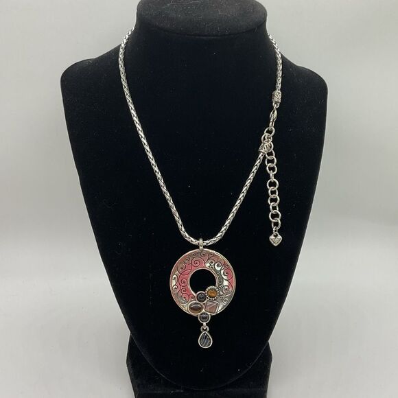 Brighton Earthtone Stone Necklace - Picture 1 of 5